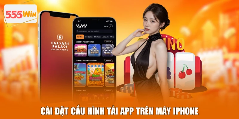 Cài đặt cấu hình tải app trên máy iPhone