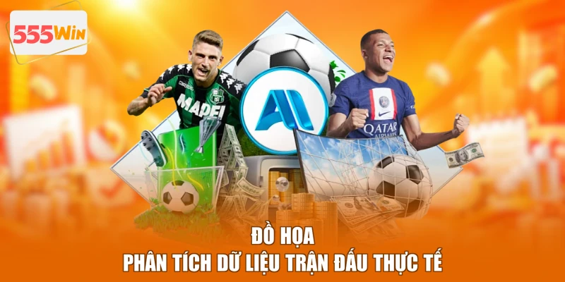 Đồ họa phân tích dữ liệu trận đấu thực tế